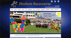 Desktop Screenshot of hexham-racecourse.co.uk