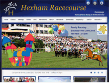 Tablet Screenshot of hexham-racecourse.co.uk